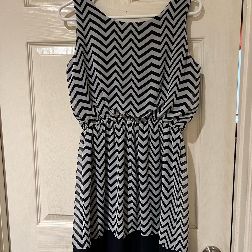 Enfocus Petite Chevron pattern sleeveless dress size 8P